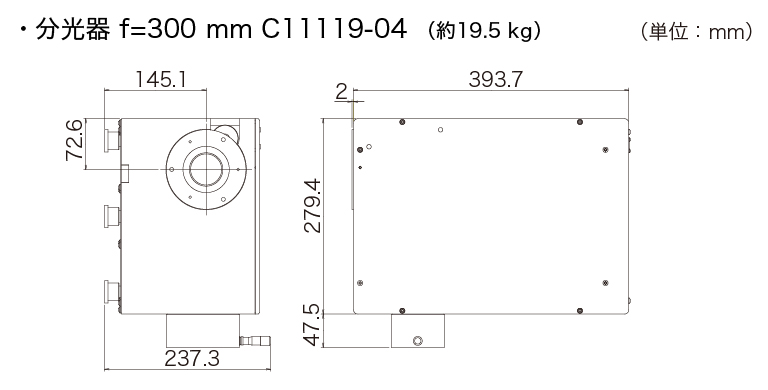 c11119-04 外形寸法図
